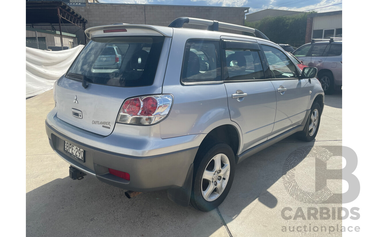 7/2003 Mitsubishi Outlander XLS ZE 4d Wagon Silver 2.4L