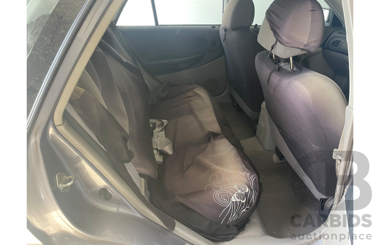 3/2003 Mazda 323 Astina  BJ 5d Hatchback Grey 1.8L