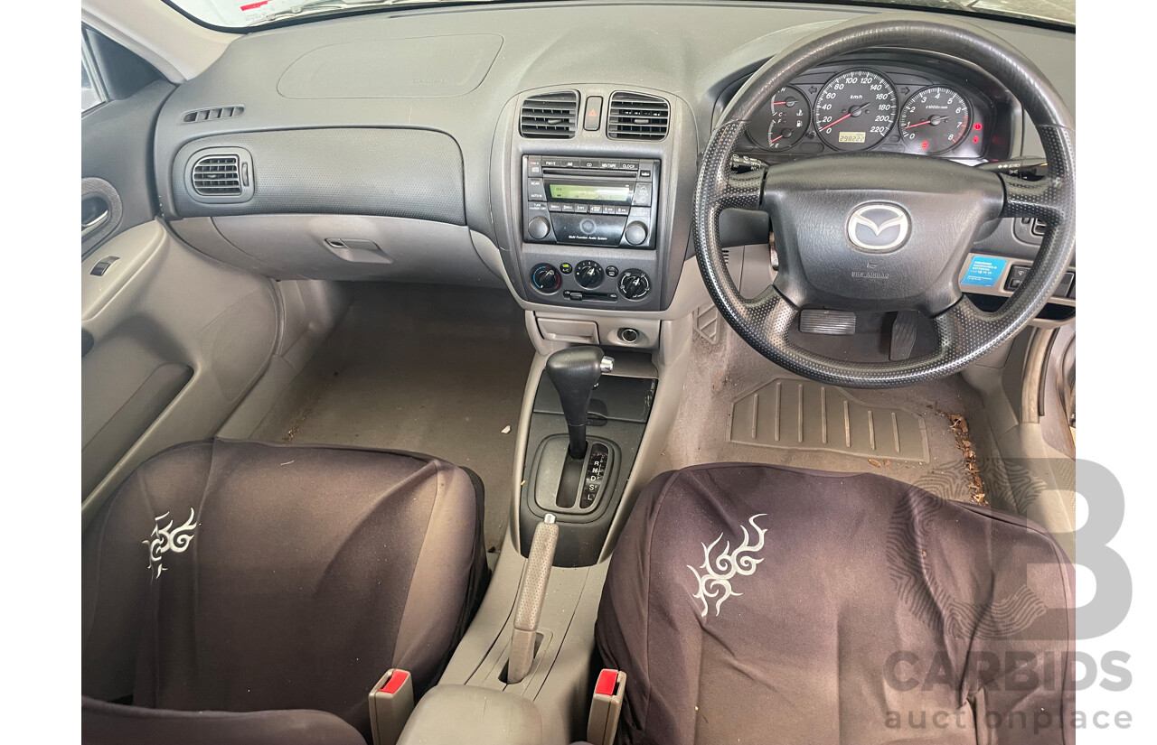 3/2003 Mazda 323 Astina  BJ 5d Hatchback Grey 1.8L