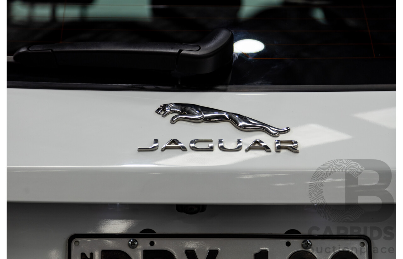 07/2017 Jaguar F-Pace 30d Portfolio (AWD) X761 MY17 4d Wagon Polaris White Twin Turbo Diesel 3.0L