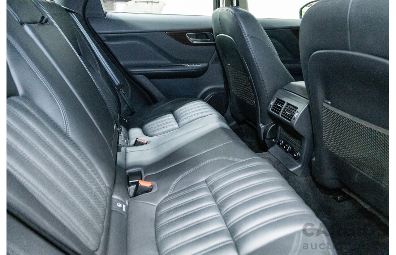 07/2017 Jaguar F-Pace 30d Portfolio (AWD) X761 MY17 4d Wagon Polaris White Twin Turbo Diesel 3.0L