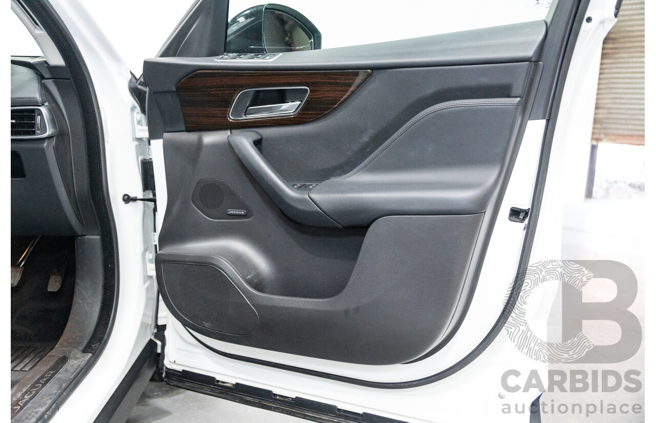 07/2017 Jaguar F-Pace 30d Portfolio (AWD) X761 MY17 4d Wagon Polaris White Twin Turbo Diesel 3.0L