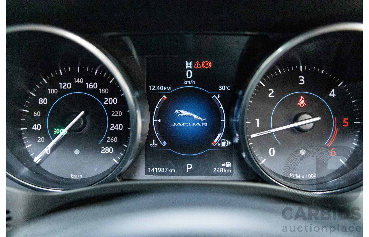 07/2017 Jaguar F-Pace 30d Portfolio (AWD) X761 MY17 4d Wagon Polaris White Twin Turbo Diesel 3.0L