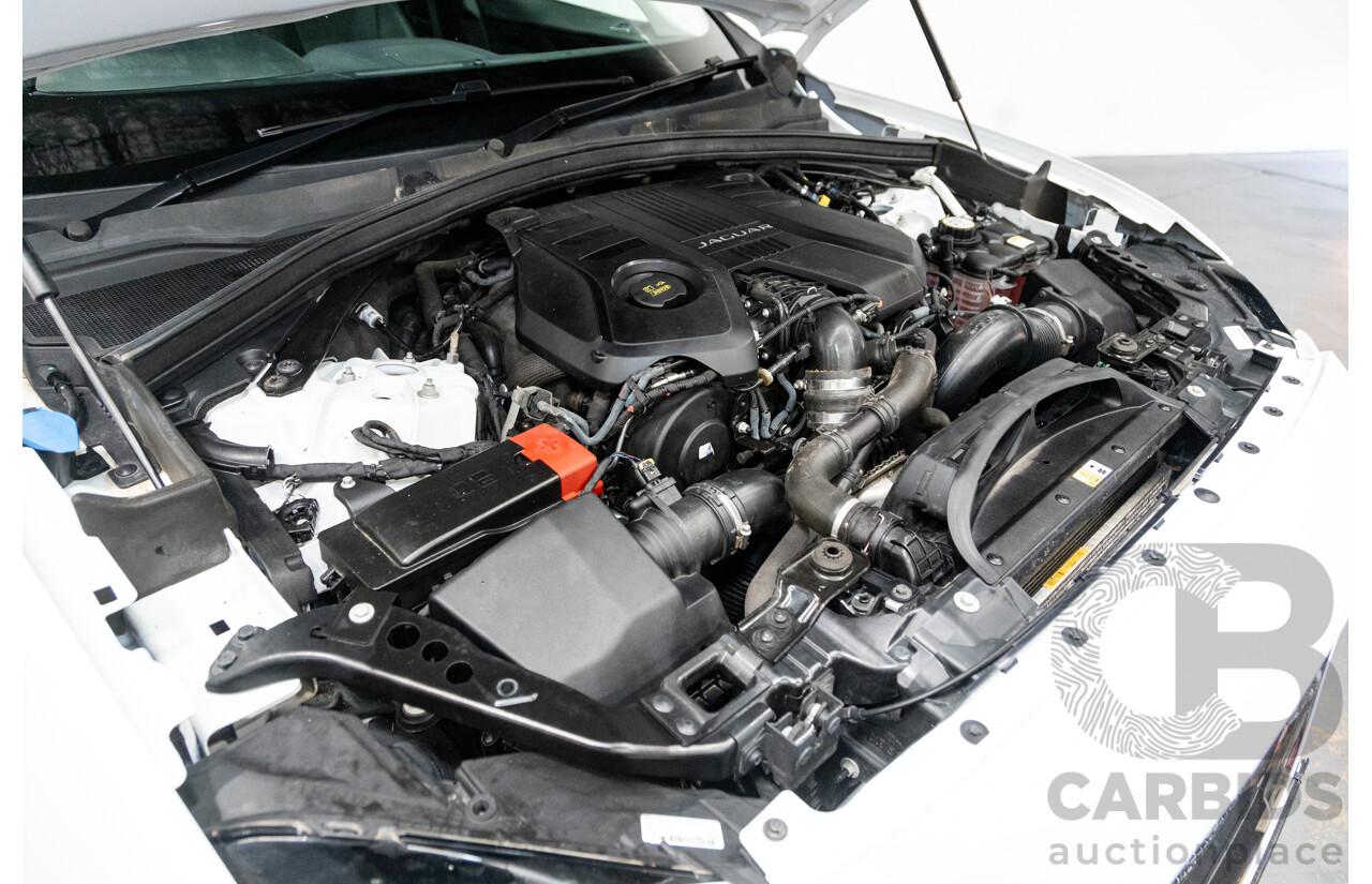 07/2017 Jaguar F-Pace 30d Portfolio (AWD) X761 MY17 4d Wagon Polaris White Twin Turbo Diesel 3.0L