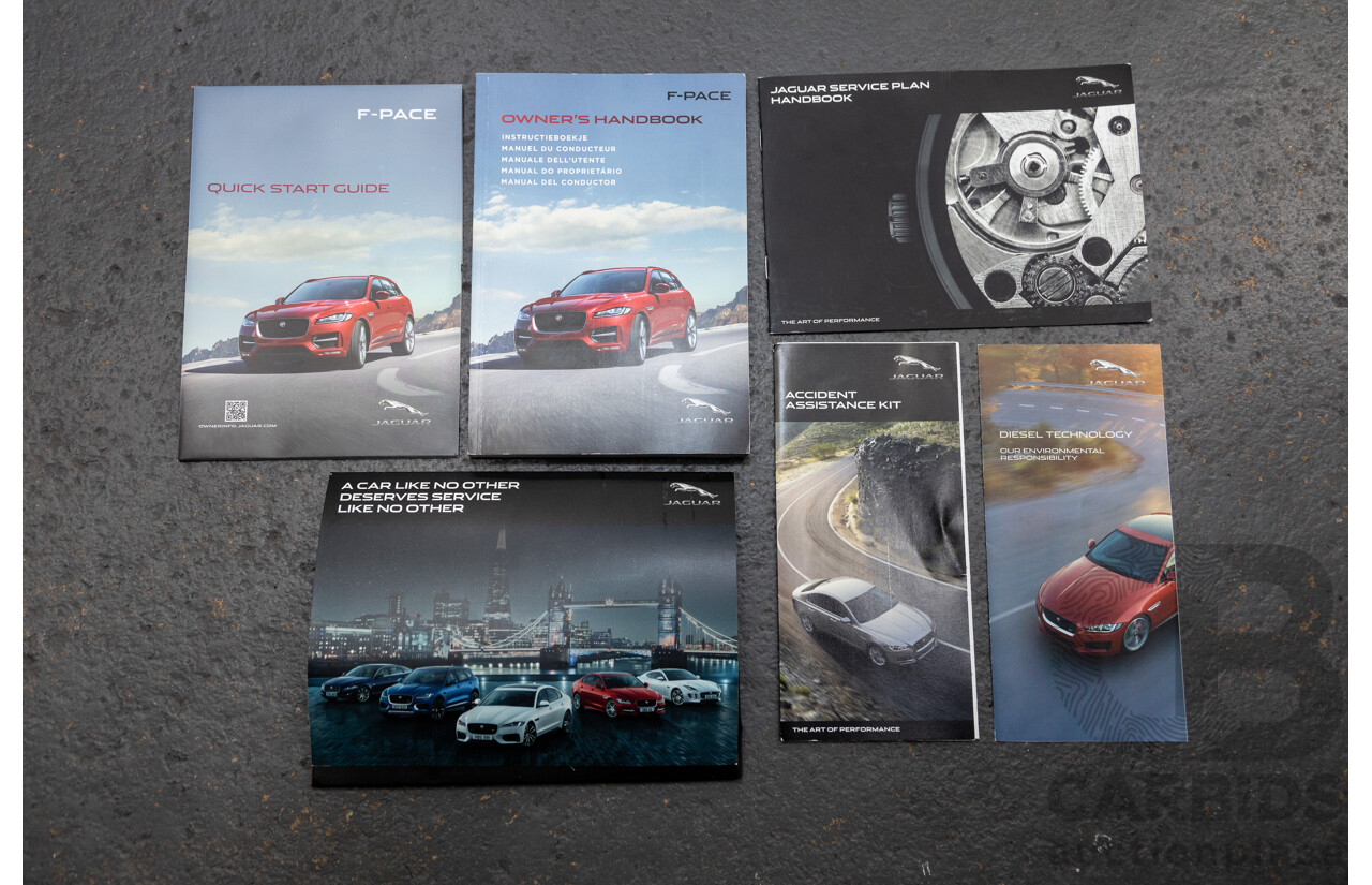 07/2017 Jaguar F-Pace 30d Portfolio (AWD) X761 MY17 4d Wagon Polaris White Twin Turbo Diesel 3.0L