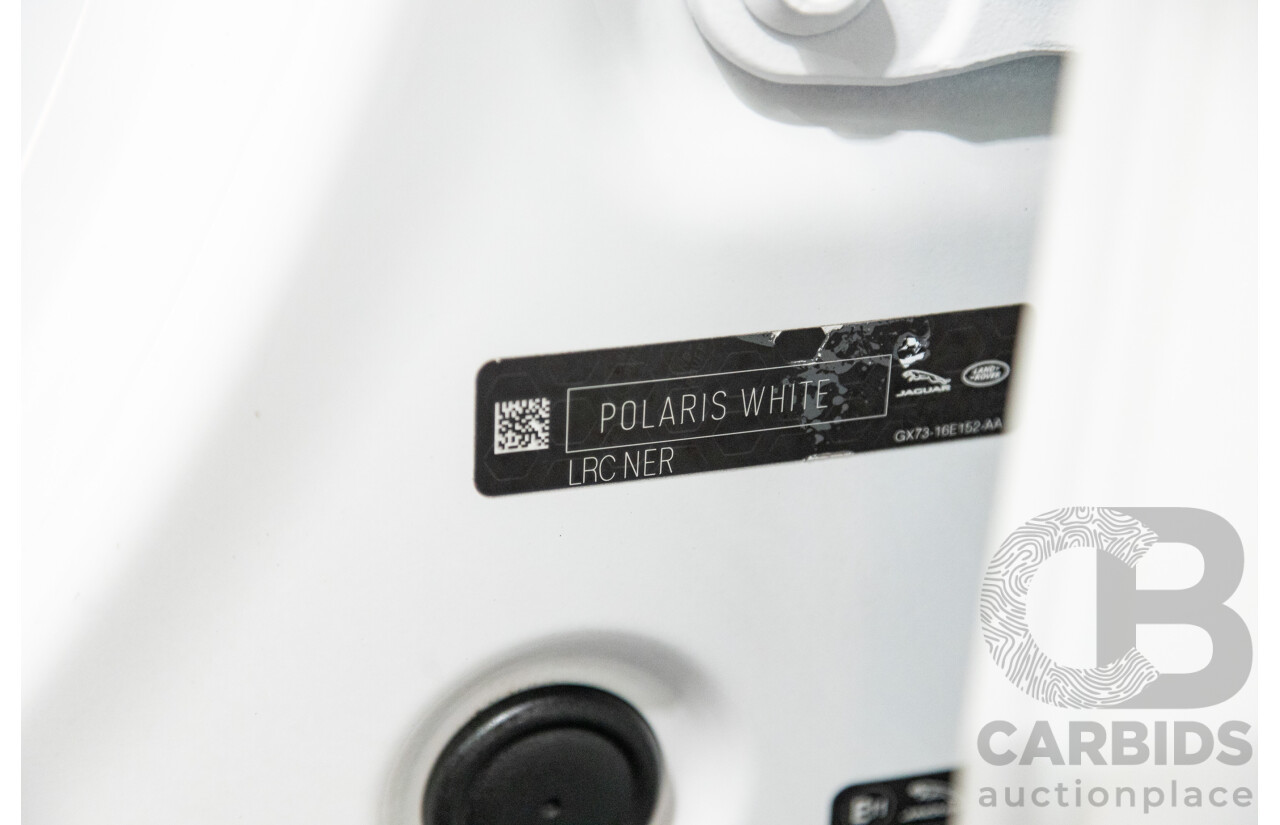 07/2017 Jaguar F-Pace 30d Portfolio (AWD) X761 MY17 4d Wagon Polaris White Twin Turbo Diesel 3.0L