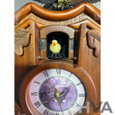 Bradford Exchange Limited Edition Timeless Majesty Cuckoo Clock by Ted Blaylock