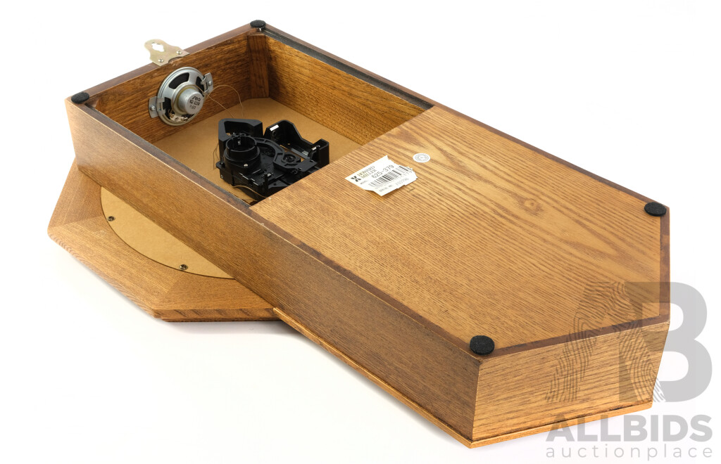 Howard Miller Oak Dual Chime Wall Clock