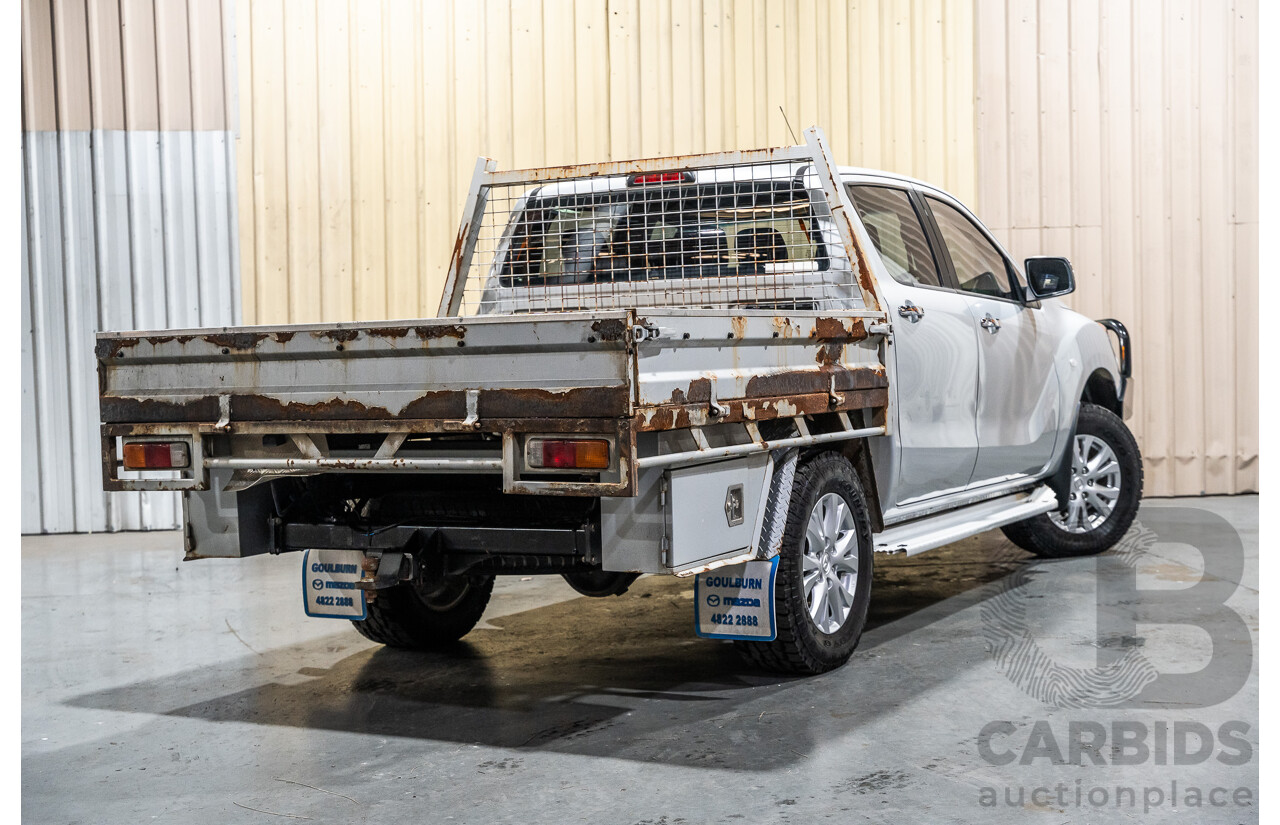 1/2013 Mazda BT50 XT (4x4) 4d Dual Cab Utility Silver Turbo Diesel 3.2L