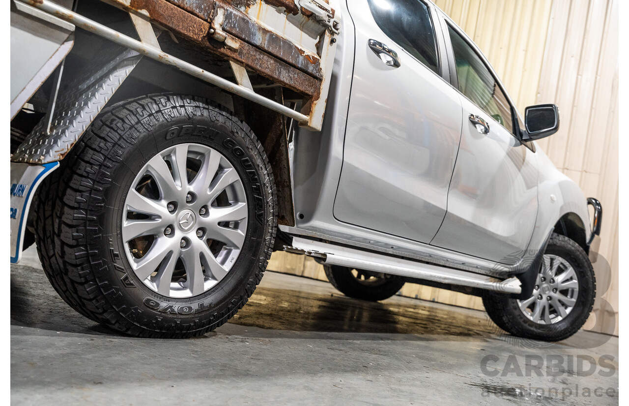 1/2013 Mazda BT50 XT (4x4) 4d Dual Cab Utility Silver Turbo Diesel 3.2L