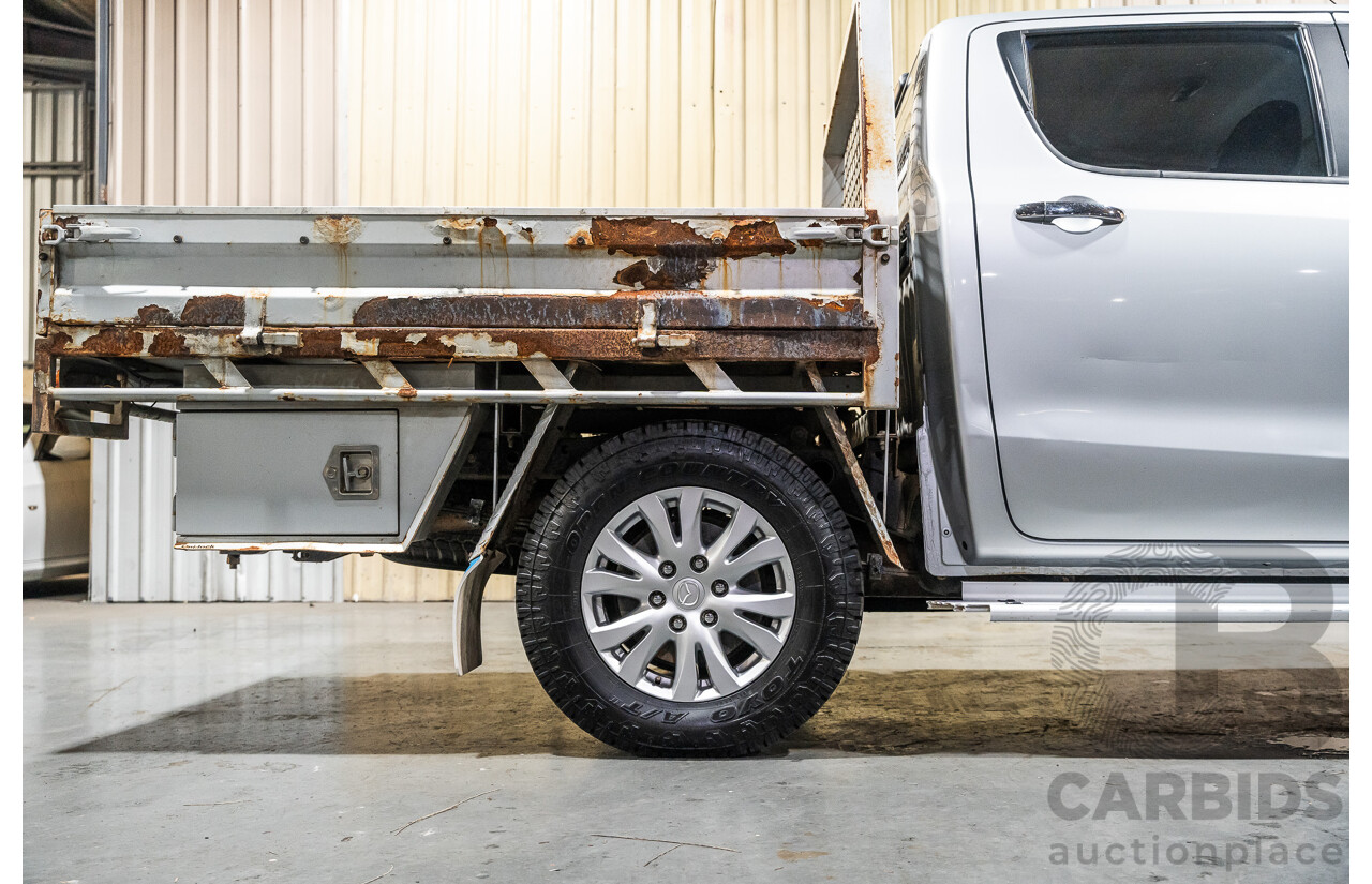 1/2013 Mazda BT50 XT (4x4) 4d Dual Cab Utility Silver Turbo Diesel 3.2L