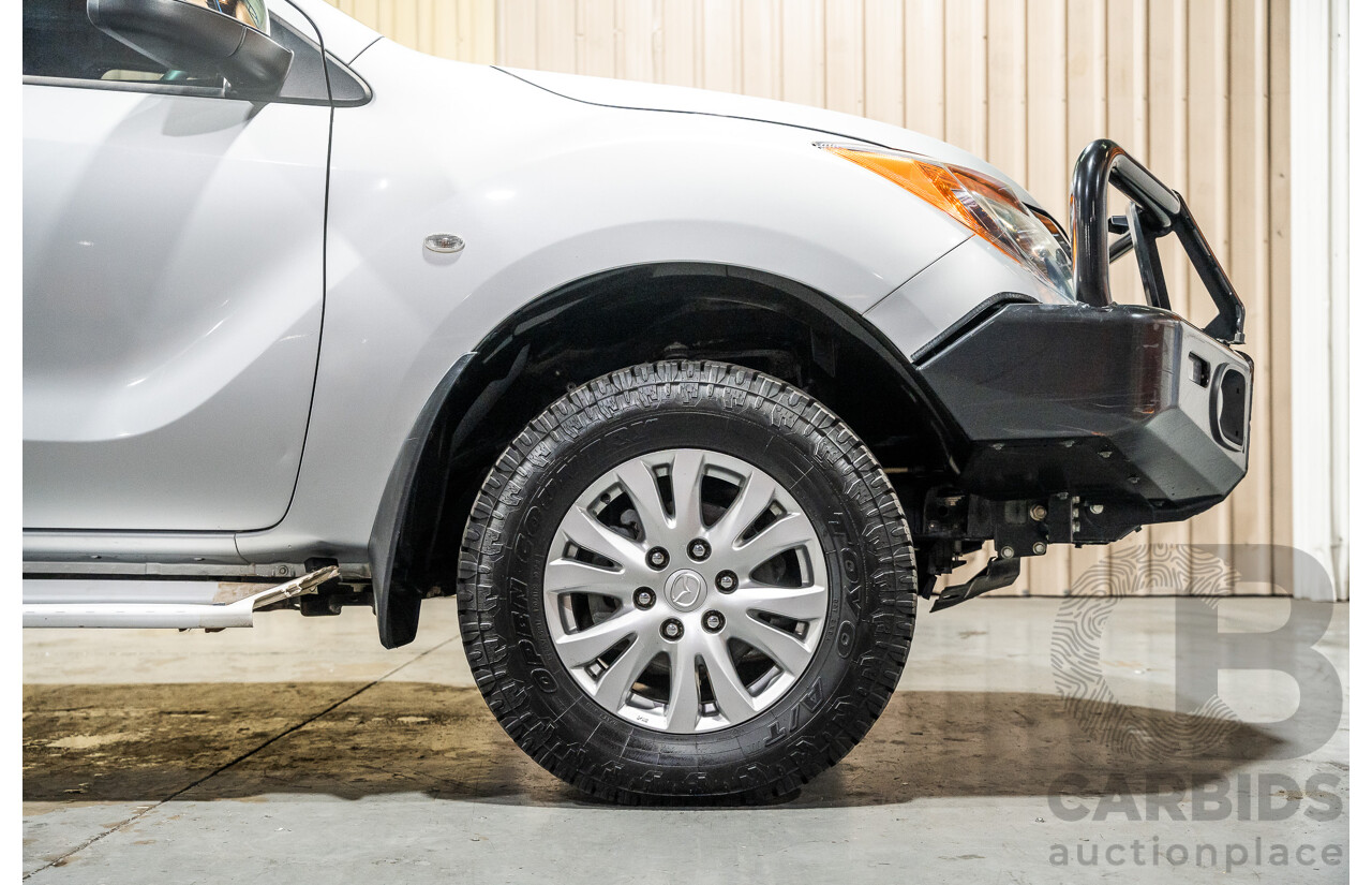 1/2013 Mazda BT50 XT (4x4) 4d Dual Cab Utility Silver Turbo Diesel 3.2L