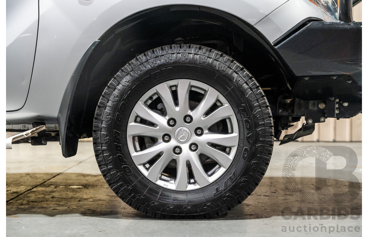 1/2013 Mazda BT50 XT (4x4) 4d Dual Cab Utility Silver Turbo Diesel 3.2L
