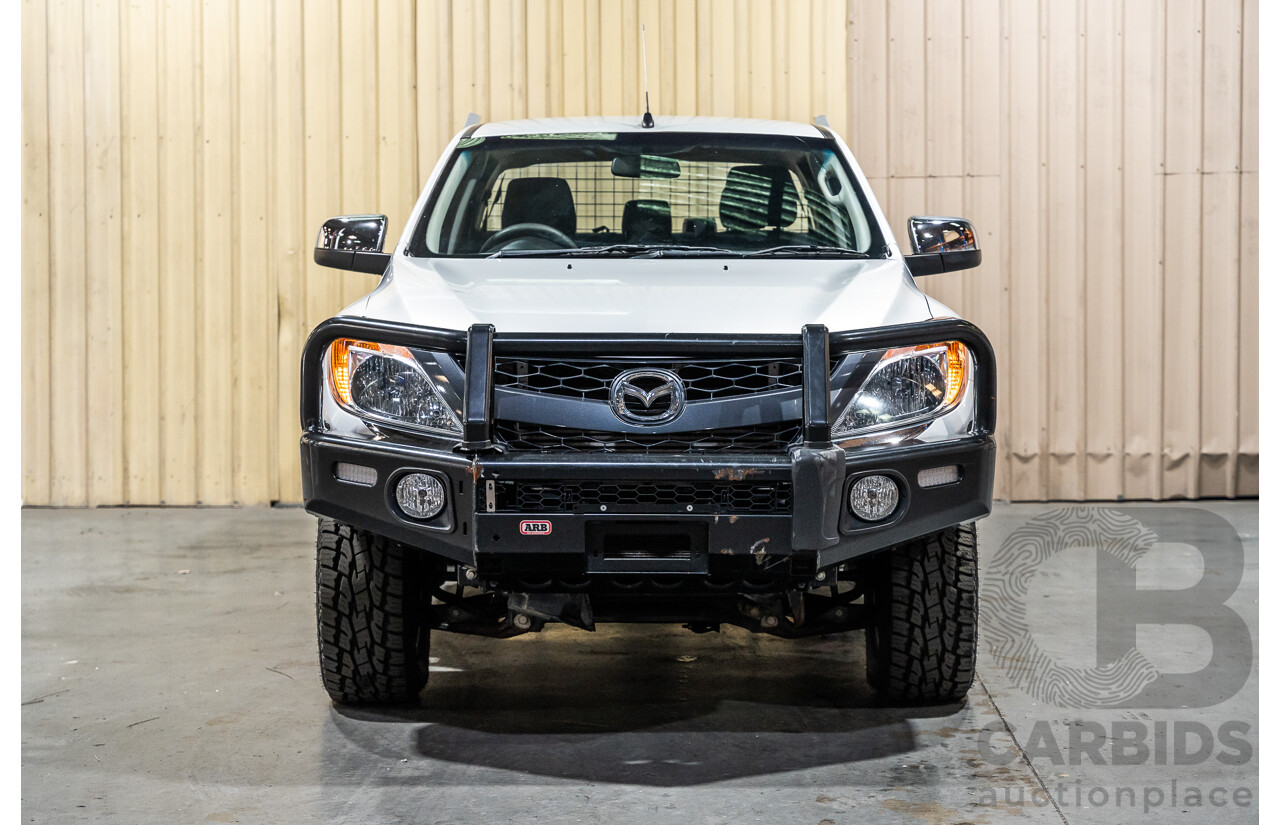 1/2013 Mazda BT50 XT (4x4) 4d Dual Cab Utility Silver Turbo Diesel 3.2L