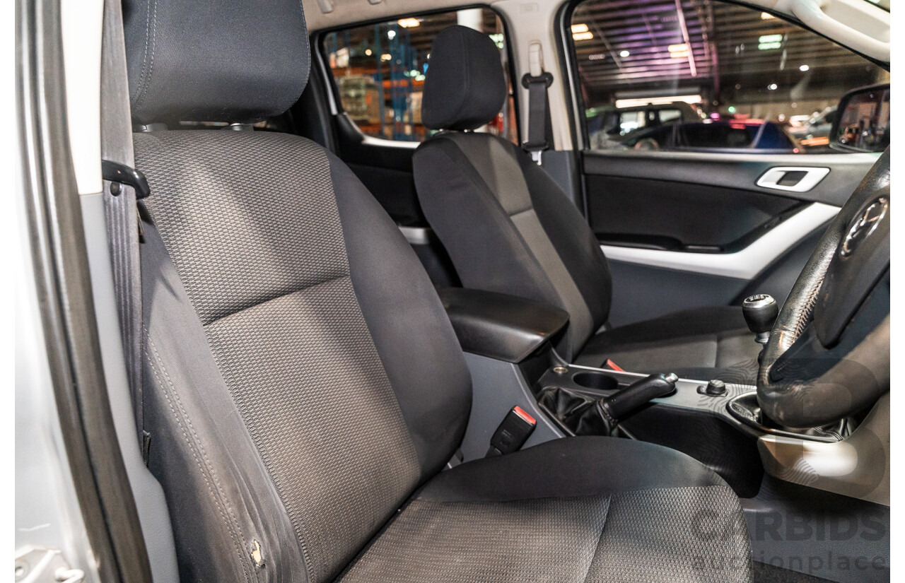 1/2013 Mazda BT50 XT (4x4) 4d Dual Cab Utility Silver Turbo Diesel 3.2L