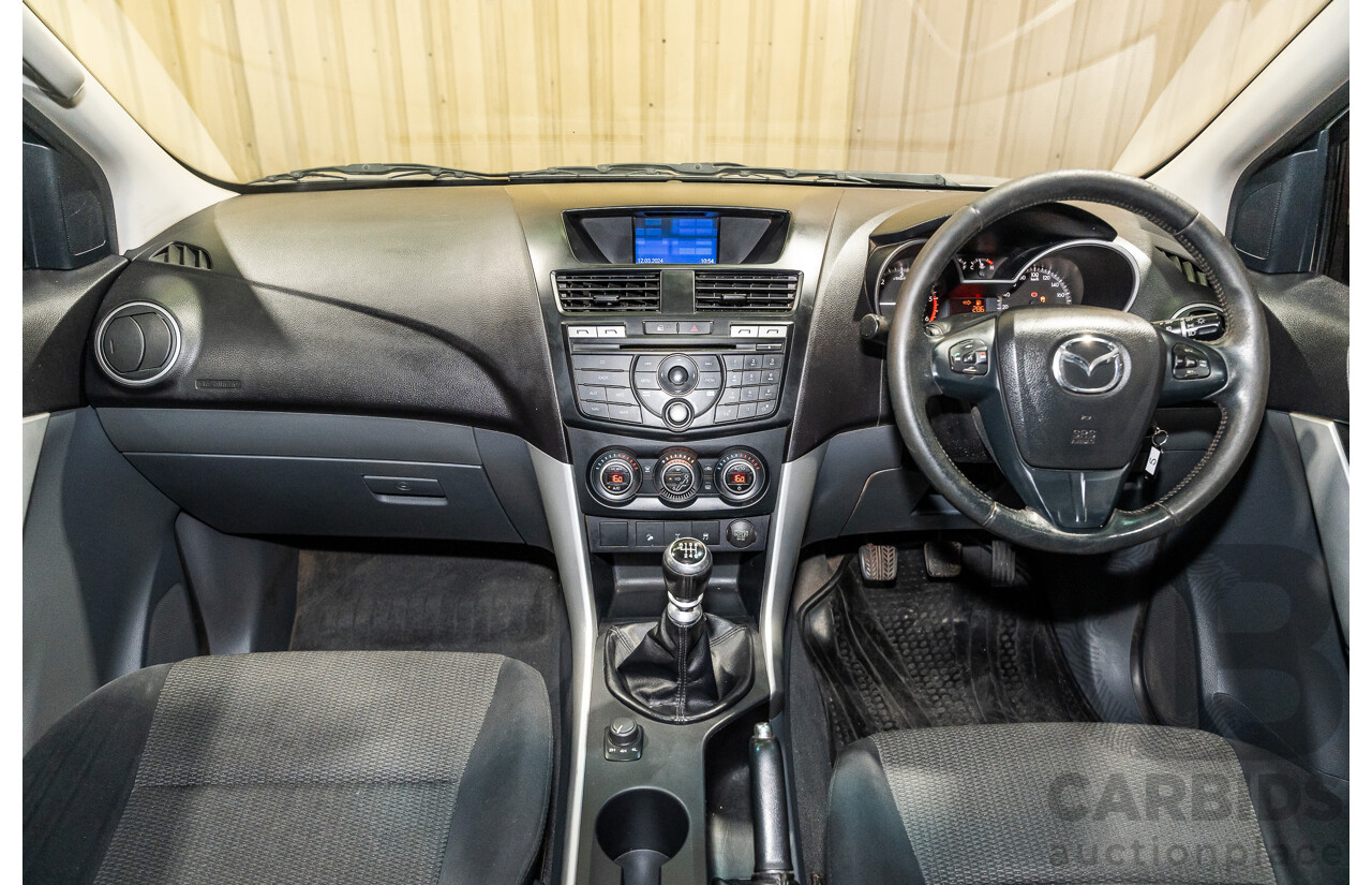 1/2013 Mazda BT50 XT (4x4) 4d Dual Cab Utility Silver Turbo Diesel 3.2L