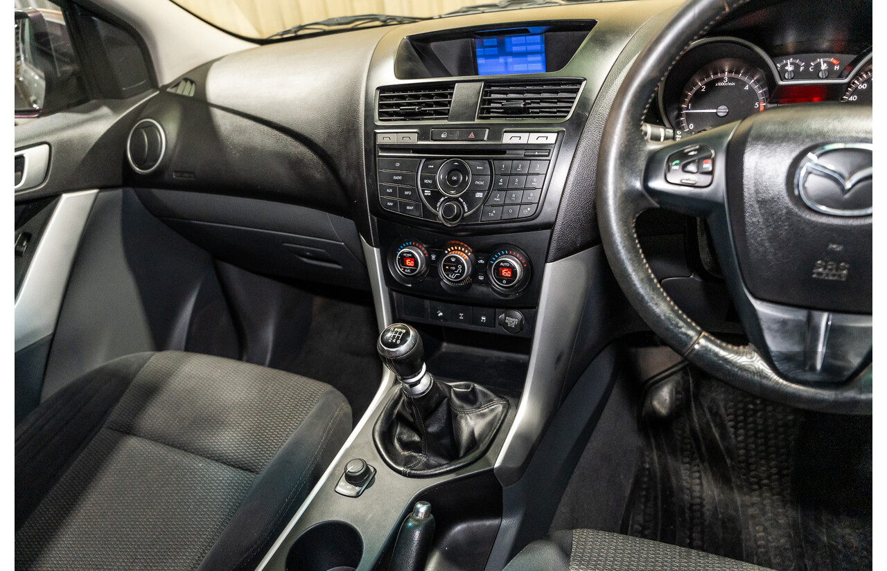 1/2013 Mazda BT50 XT (4x4) 4d Dual Cab Utility Silver Turbo Diesel 3.2L