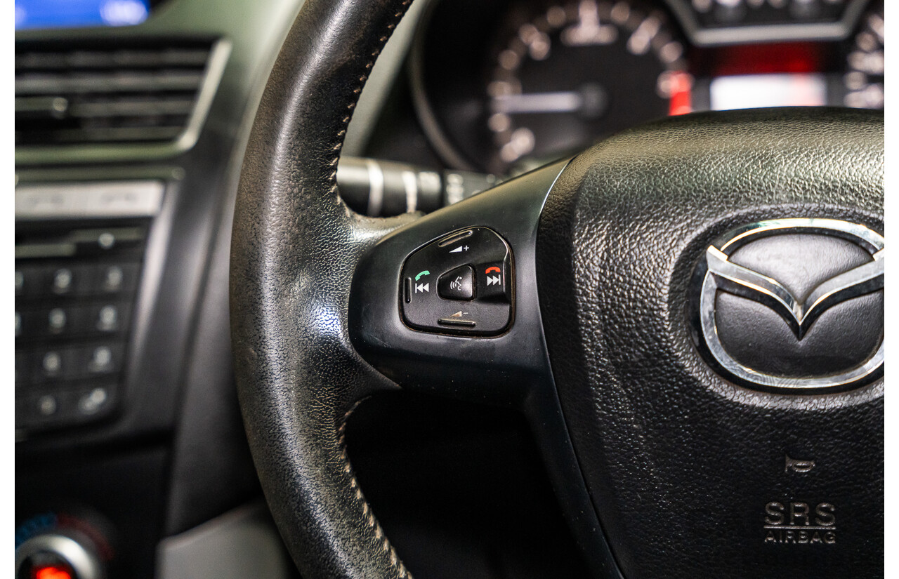 1/2013 Mazda BT50 XT (4x4) 4d Dual Cab Utility Silver Turbo Diesel 3.2L