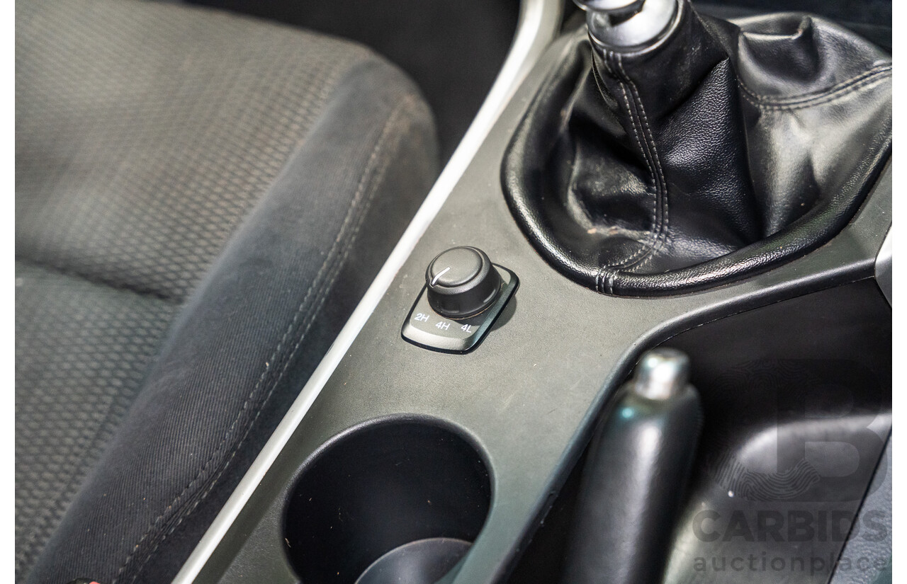 1/2013 Mazda BT50 XT (4x4) 4d Dual Cab Utility Silver Turbo Diesel 3.2L