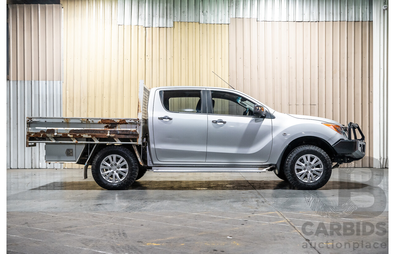 1/2013 Mazda BT50 XT (4x4) 4d Dual Cab Utility Silver Turbo Diesel 3.2L