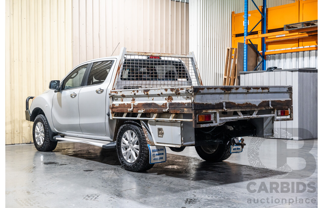 1/2013 Mazda BT50 XT (4x4) 4d Dual Cab Utility Silver Turbo Diesel 3.2L