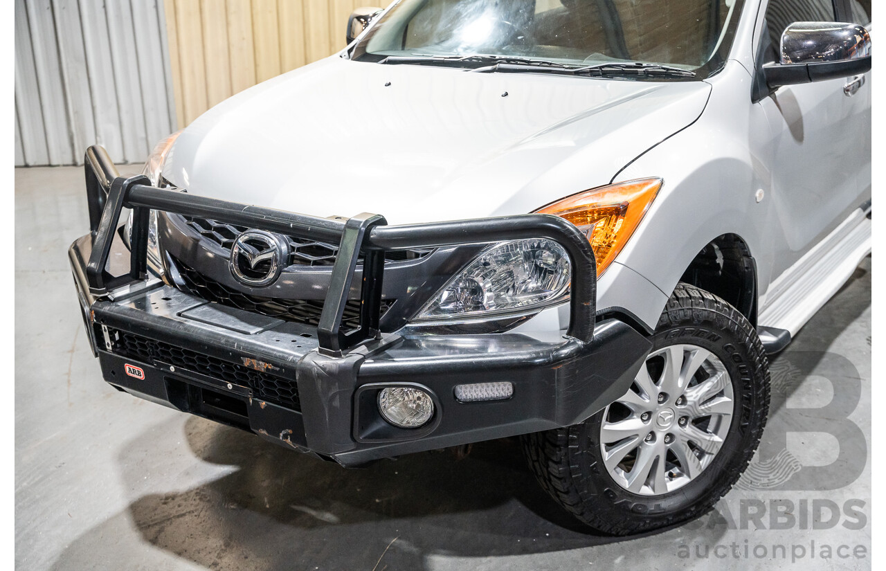1/2013 Mazda BT50 XT (4x4) 4d Dual Cab Utility Silver Turbo Diesel 3.2L