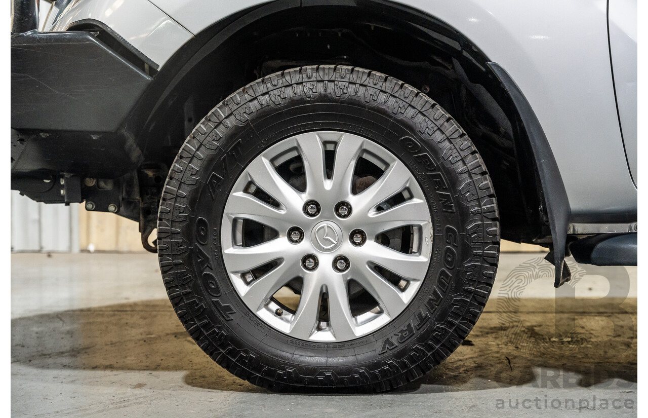 1/2013 Mazda BT50 XT (4x4) 4d Dual Cab Utility Silver Turbo Diesel 3.2L