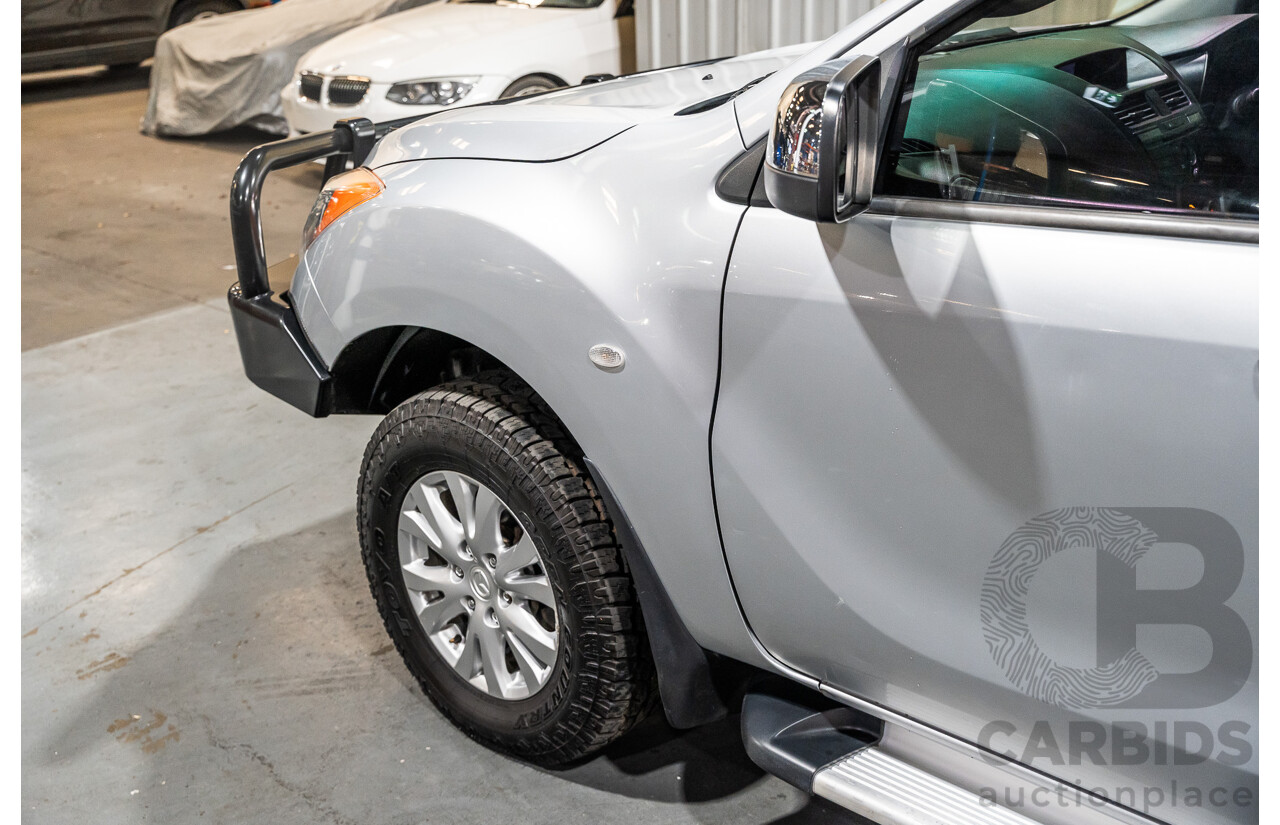 1/2013 Mazda BT50 XT (4x4) 4d Dual Cab Utility Silver Turbo Diesel 3.2L