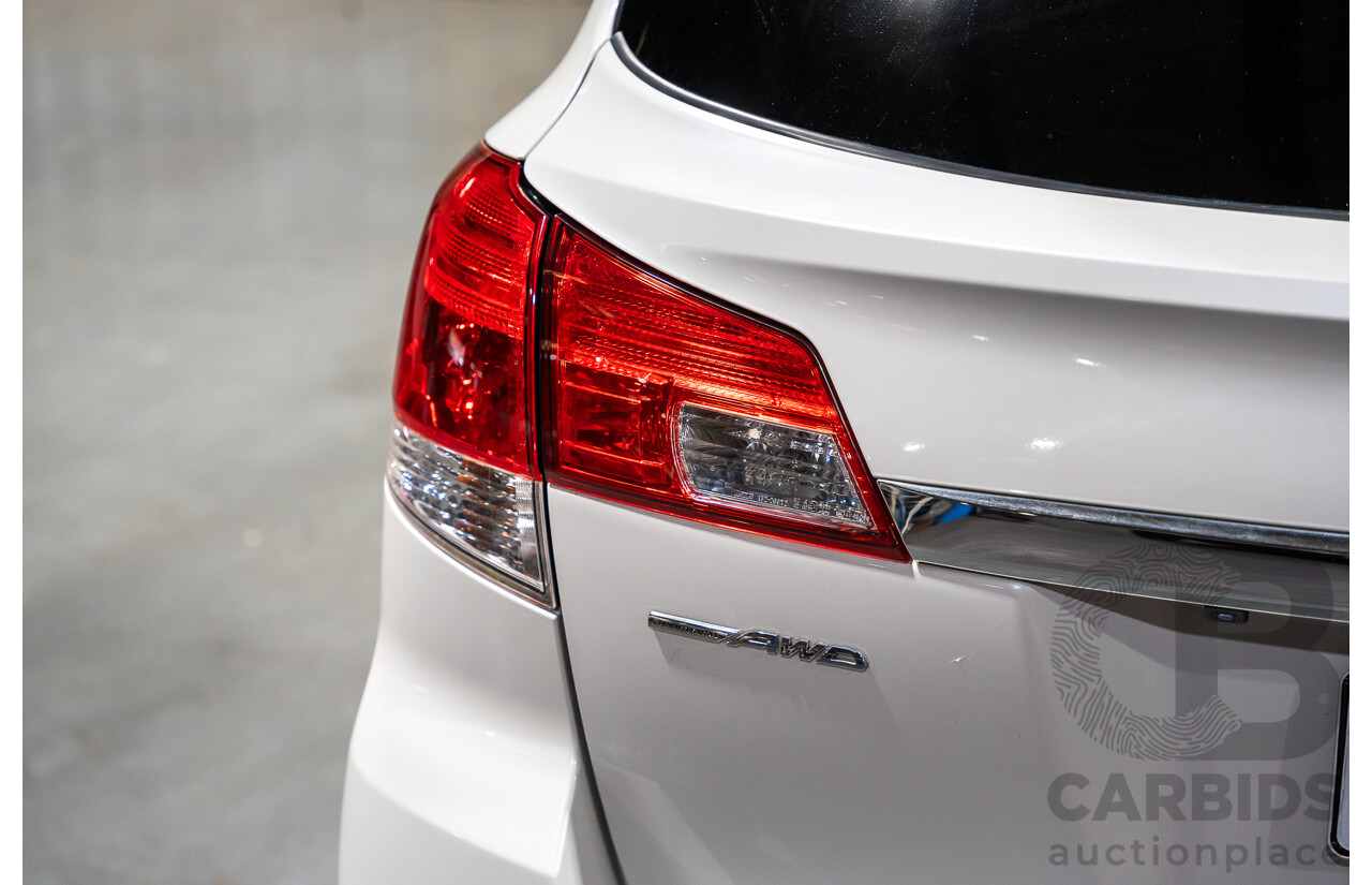 9/2014 Subaru Outback 2.0D Premium (AWD) MY14 4d Wagon Pearl White Metallic Turbo Diesel 2.0L