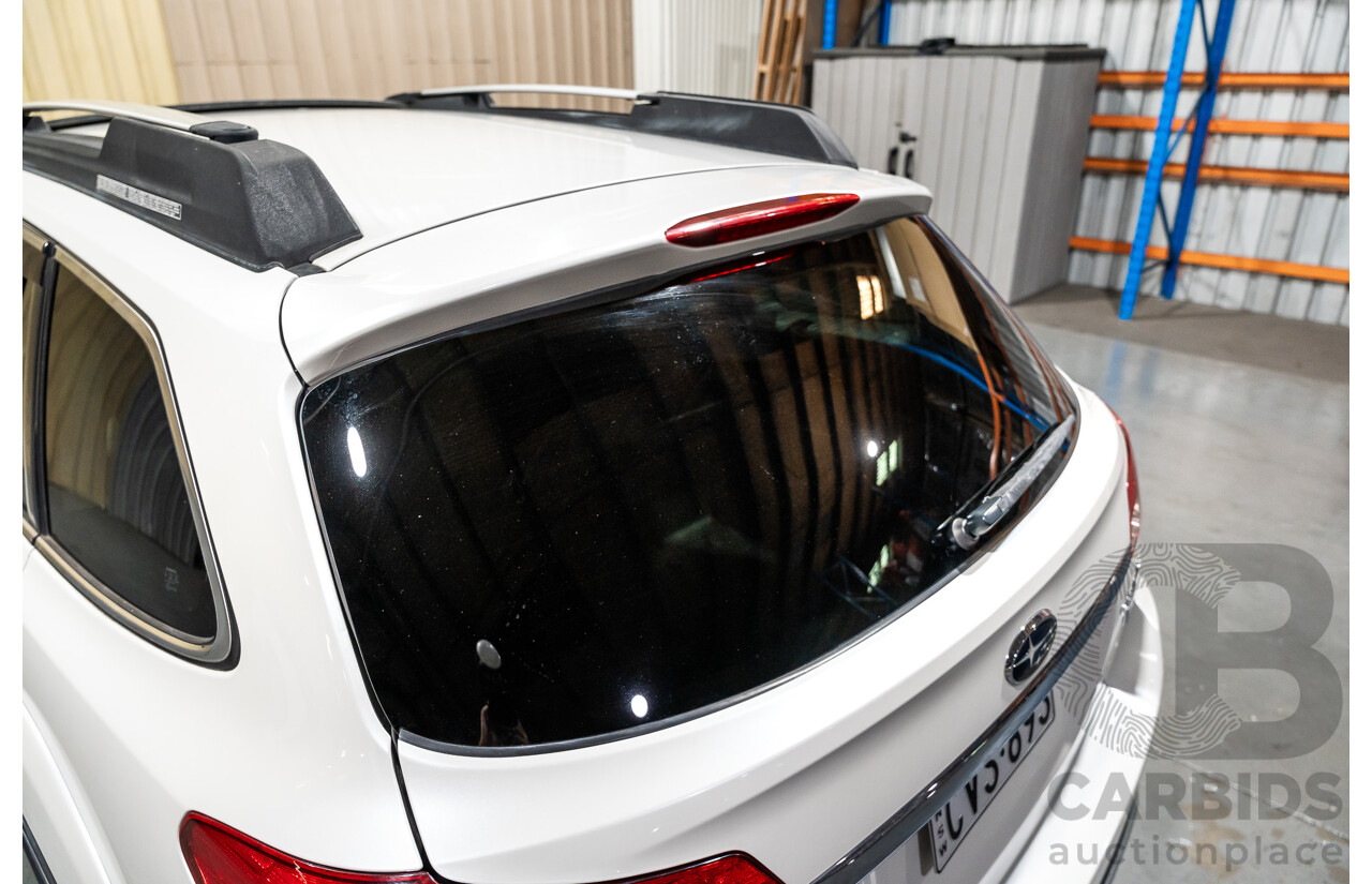9/2014 Subaru Outback 2.0D Premium (AWD) MY14 4d Wagon Pearl White Metallic Turbo Diesel 2.0L