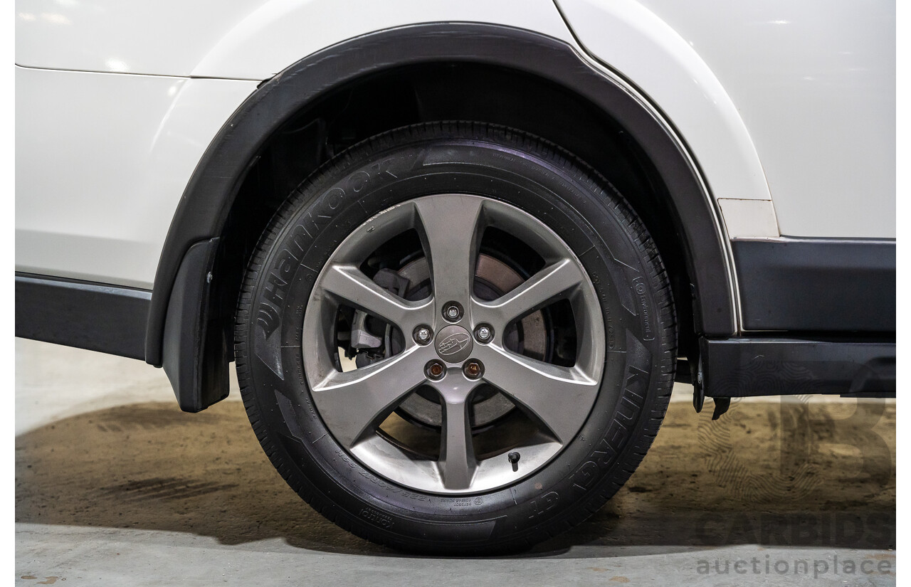 9/2014 Subaru Outback 2.0D Premium (AWD) MY14 4d Wagon Pearl White Metallic Turbo Diesel 2.0L