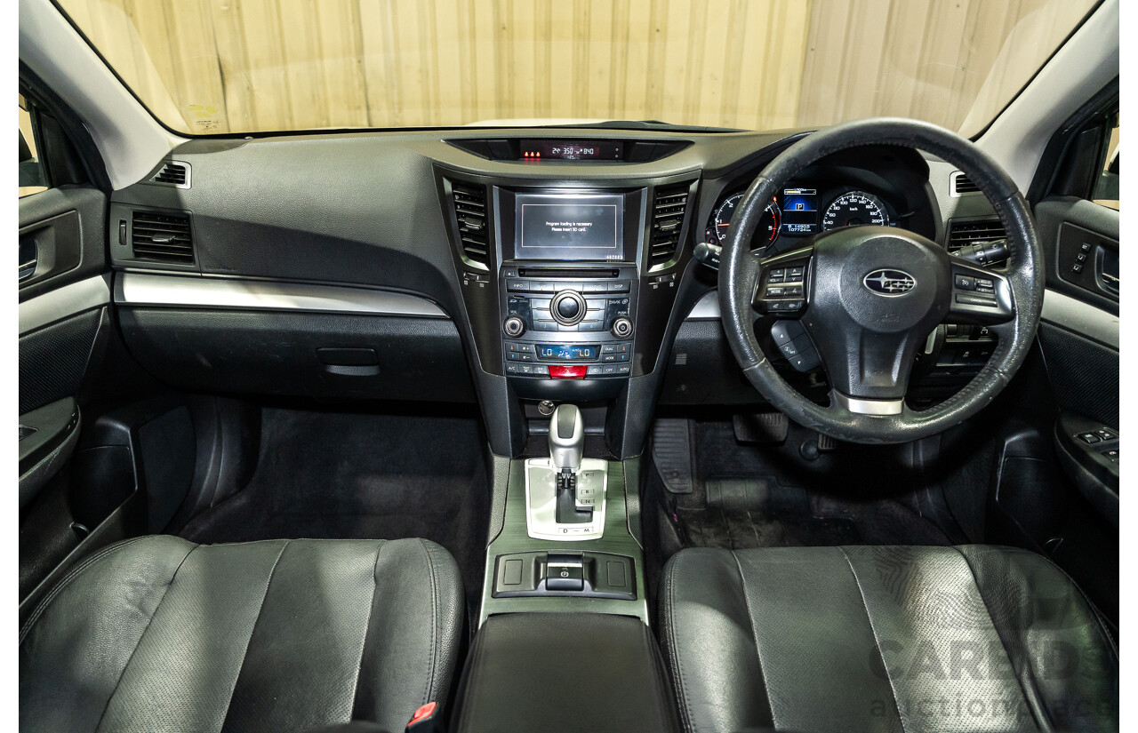 9/2014 Subaru Outback 2.0D Premium (AWD) MY14 4d Wagon Pearl White Metallic Turbo Diesel 2.0L