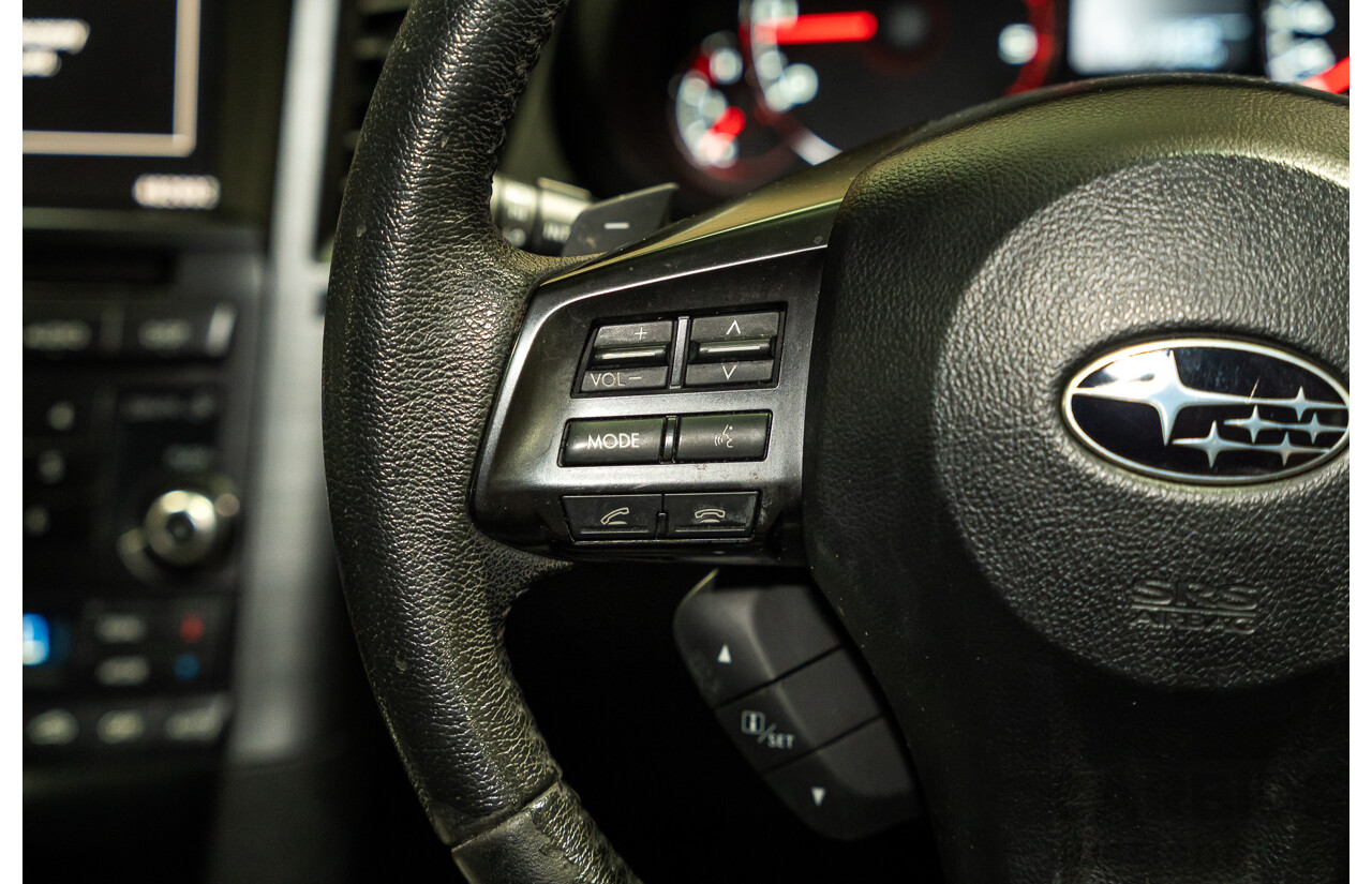 9/2014 Subaru Outback 2.0D Premium (AWD) MY14 4d Wagon Pearl White Metallic Turbo Diesel 2.0L