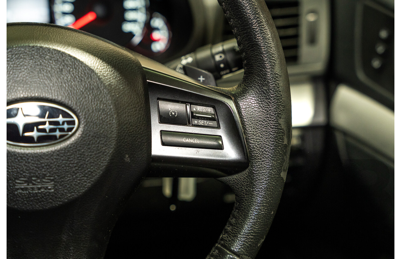 9/2014 Subaru Outback 2.0D Premium (AWD) MY14 4d Wagon Pearl White Metallic Turbo Diesel 2.0L