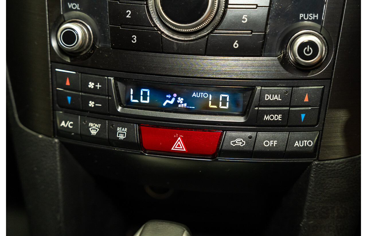 9/2014 Subaru Outback 2.0D Premium (AWD) MY14 4d Wagon Pearl White Metallic Turbo Diesel 2.0L