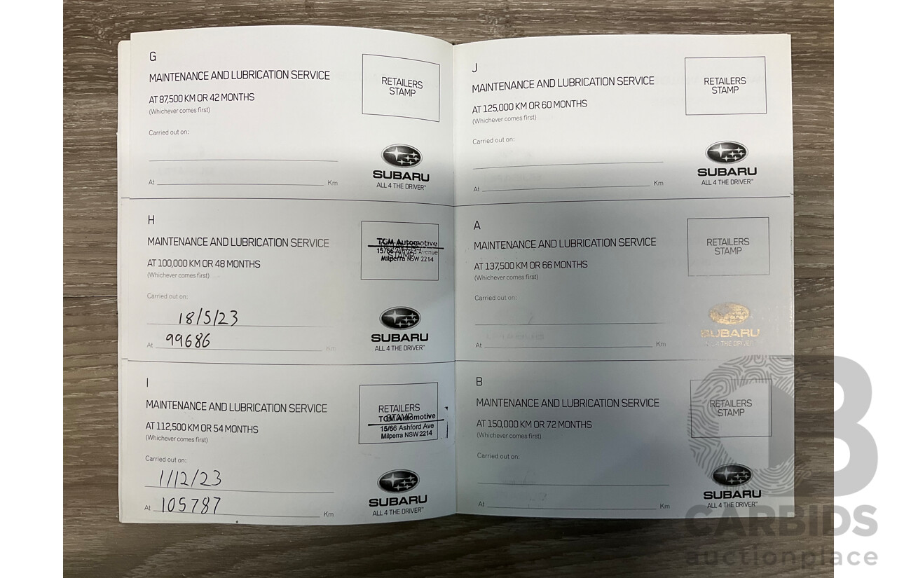 9/2014 Subaru Outback 2.0D Premium (AWD) MY14 4d Wagon Pearl White Metallic Turbo Diesel 2.0L