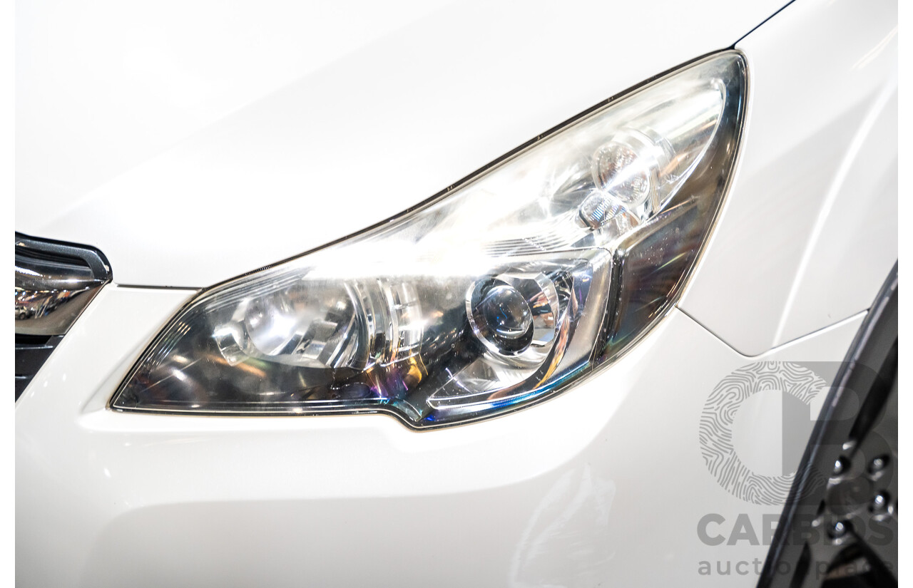 9/2014 Subaru Outback 2.0D Premium (AWD) MY14 4d Wagon Pearl White Metallic Turbo Diesel 2.0L
