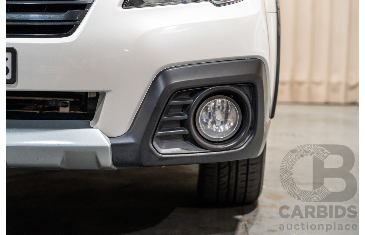 9/2014 Subaru Outback 2.0D Premium (AWD) MY14 4d Wagon Pearl White Metallic Turbo Diesel 2.0L