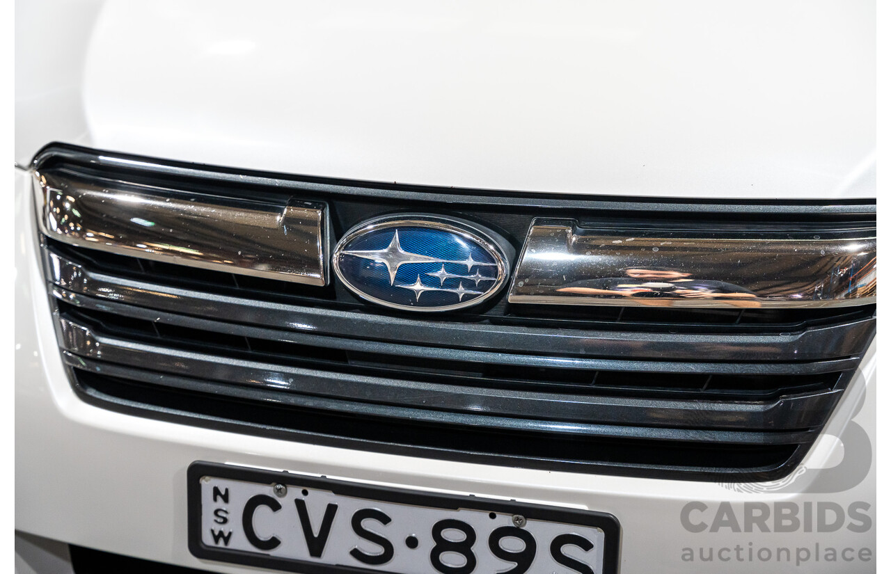 9/2014 Subaru Outback 2.0D Premium (AWD) MY14 4d Wagon Pearl White Metallic Turbo Diesel 2.0L