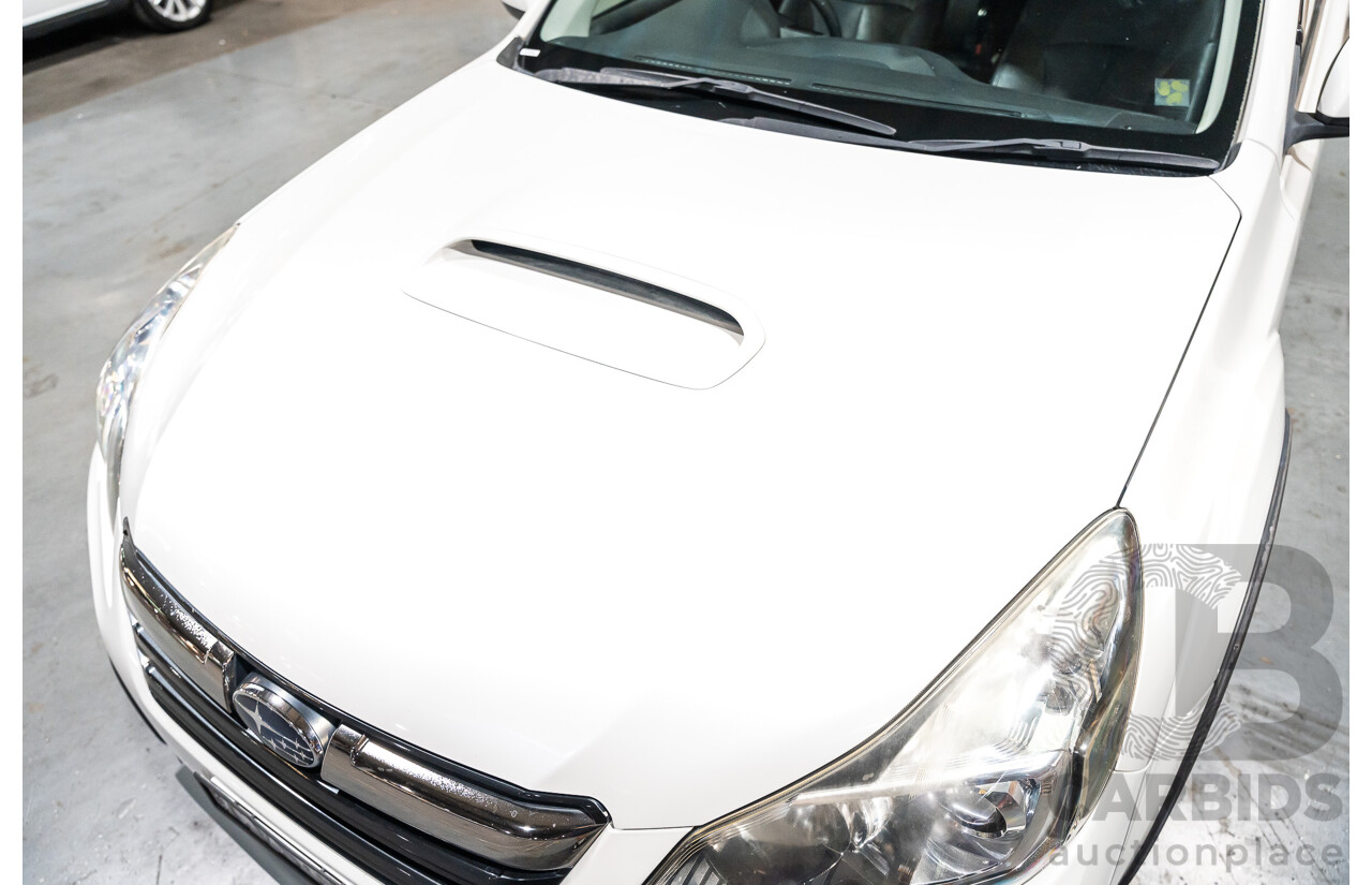 9/2014 Subaru Outback 2.0D Premium (AWD) MY14 4d Wagon Pearl White Metallic Turbo Diesel 2.0L
