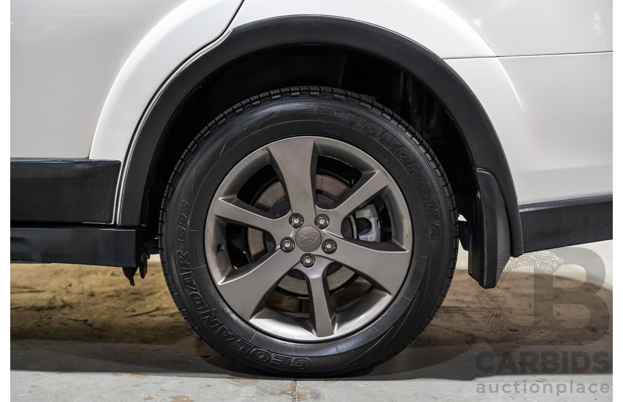 9/2014 Subaru Outback 2.0D Premium (AWD) MY14 4d Wagon Pearl White Metallic Turbo Diesel 2.0L