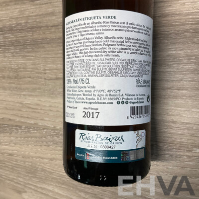 GRANBAZAN 2017 Albarino Etiqueta Verde Rias Baixas - Case of 12 x 750ml