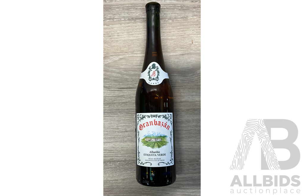 Case 12 X GRANBAZAN Albarino Etiqueta Verde Rias Baixas 750ml 2017