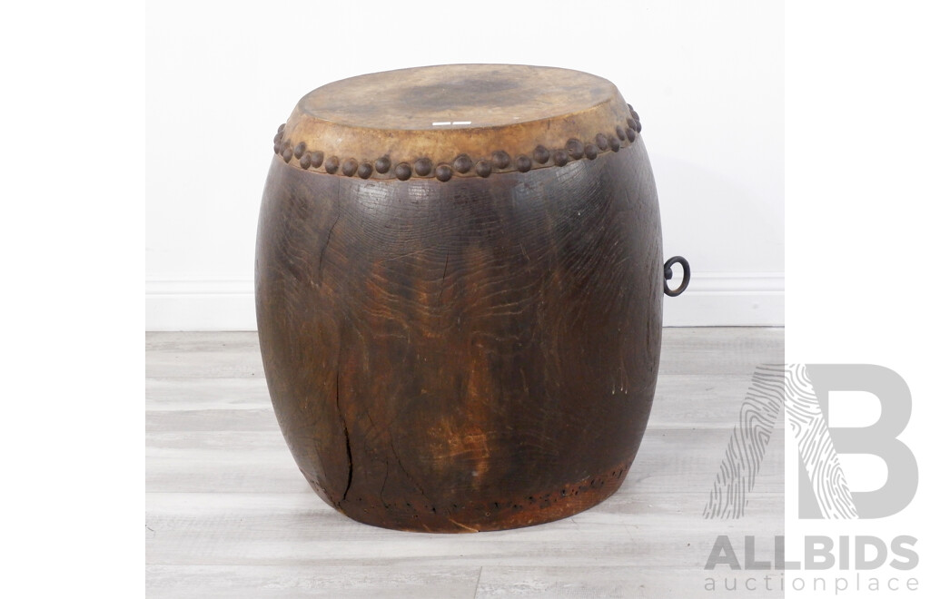 Antique Japanese Taiko Drum