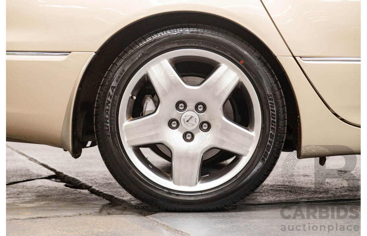 03/2004 Lexus LS430 RWD UCF30R 4d Sedan Sandstone Mica Metallic V8 4.3L