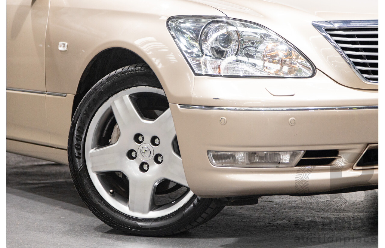 03/2004 Lexus LS430 RWD UCF30R 4d Sedan Sandstone Mica Metallic V8 4.3L