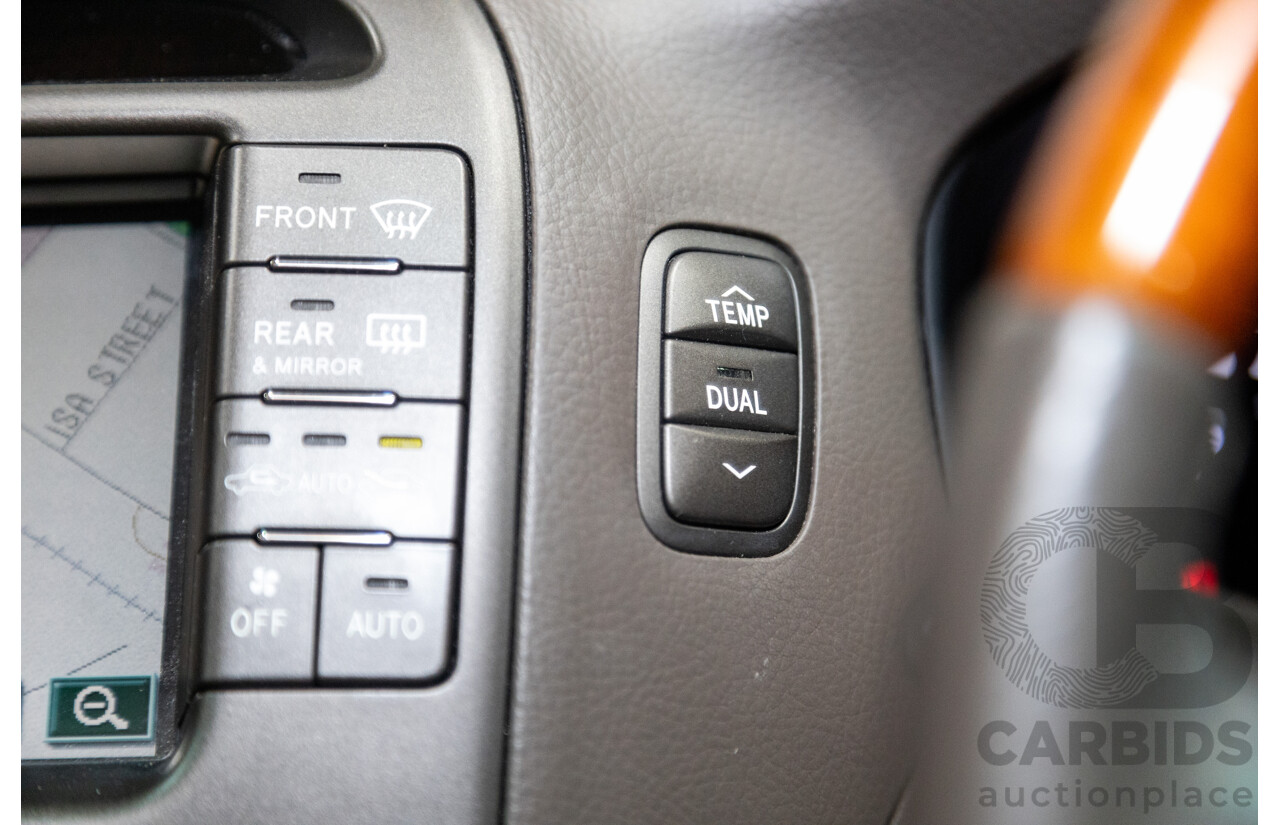 03/2004 Lexus LS430 RWD UCF30R 4d Sedan Sandstone Mica Metallic V8 4.3L