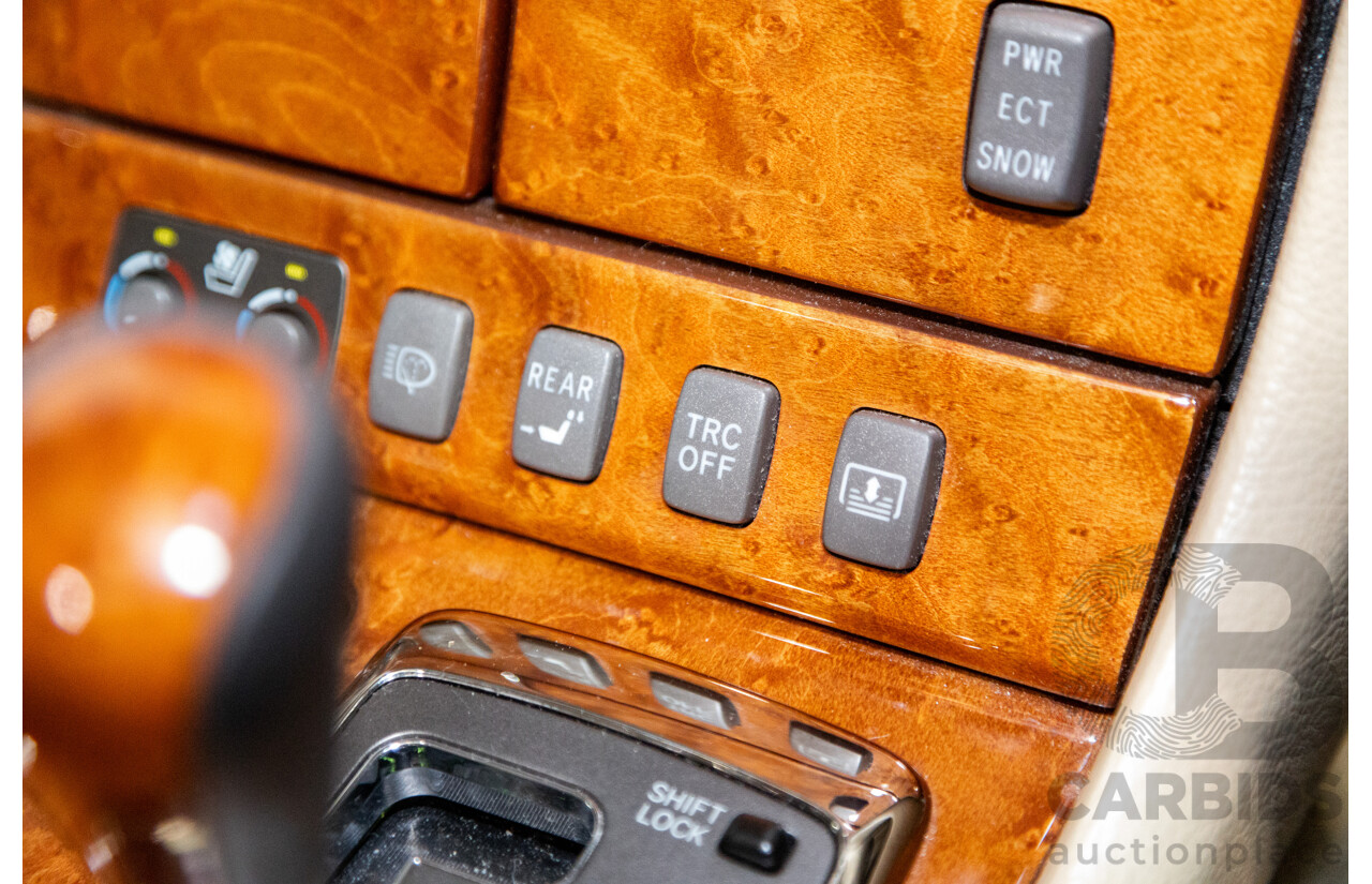 03/2004 Lexus LS430 RWD UCF30R 4d Sedan Sandstone Mica Metallic V8 4.3L