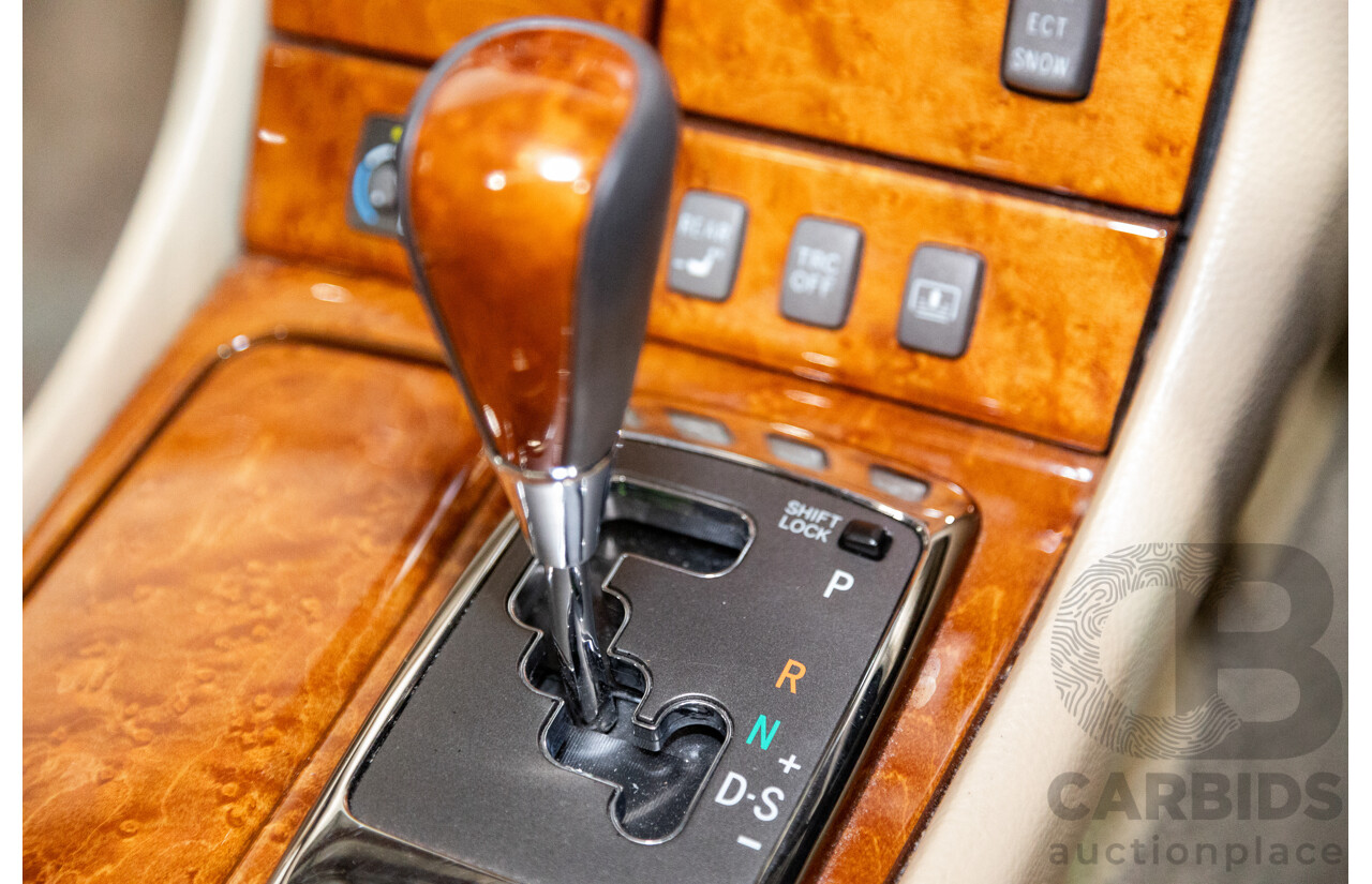 03/2004 Lexus LS430 RWD UCF30R 4d Sedan Sandstone Mica Metallic V8 4.3L