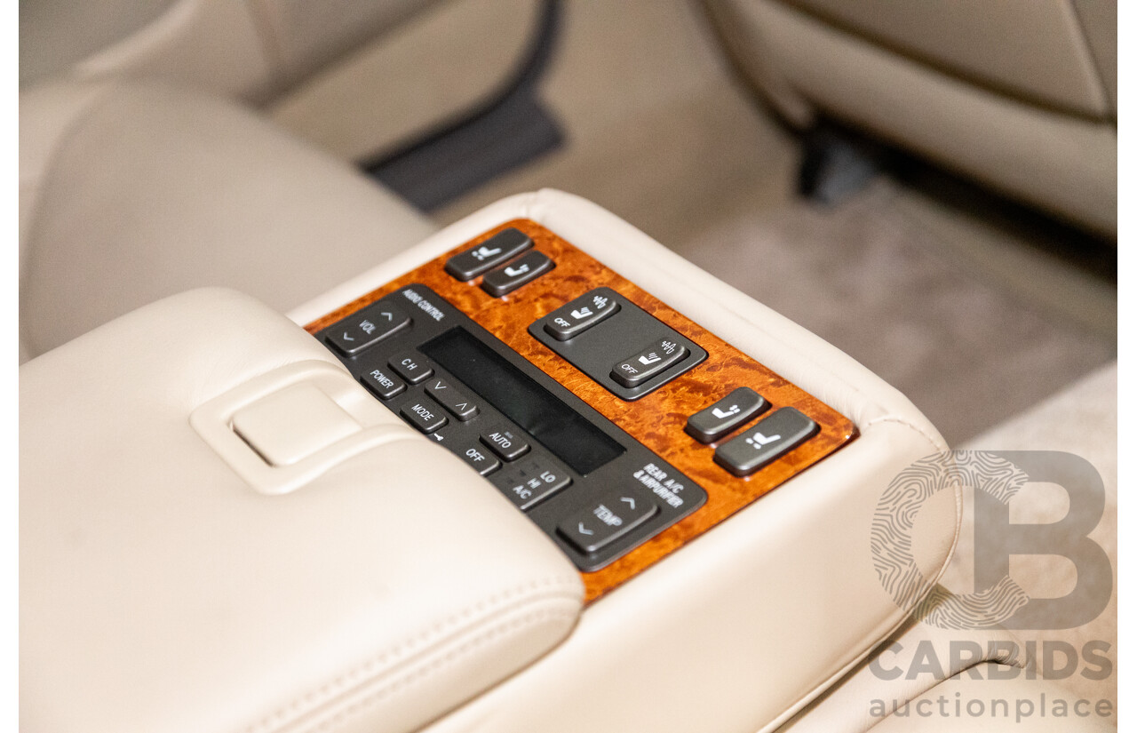 03/2004 Lexus LS430 RWD UCF30R 4d Sedan Sandstone Mica Metallic V8 4.3L